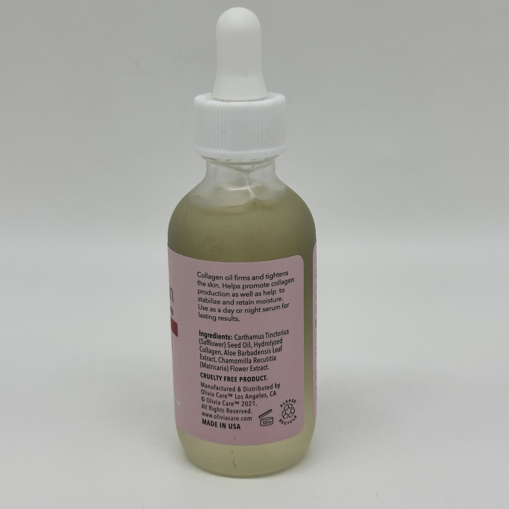 ANTIAGING FLAWLESS SKIN COLLAGEN FACIAL OIL ILLUMINATES PLUM SKIN BY OLIVIA CARE - Picture 3 of 6
